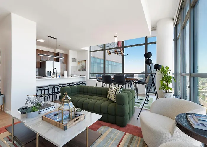 Appartement K2 Sky High With Stunning Views In West Loop Chicago